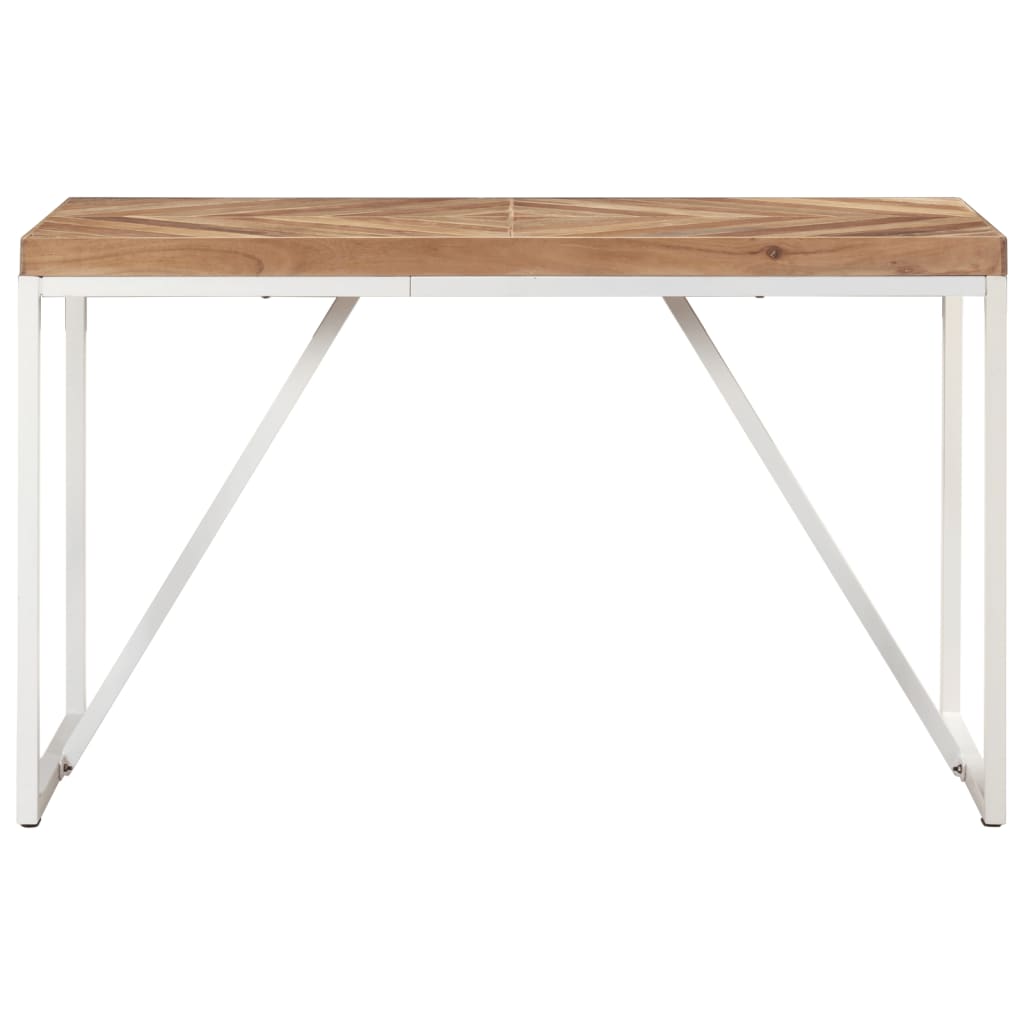 Blagovaonski stol 120 x 60 x 76 cm masivno drvo bagrema i manga