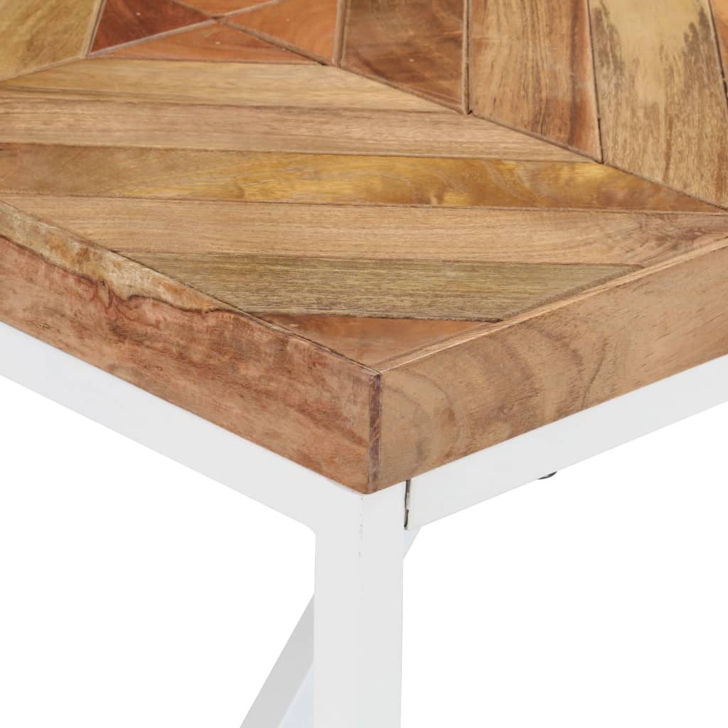 Blagovaonski stol 140 x 70 x 76 cm masivno drvo bagrema i manga