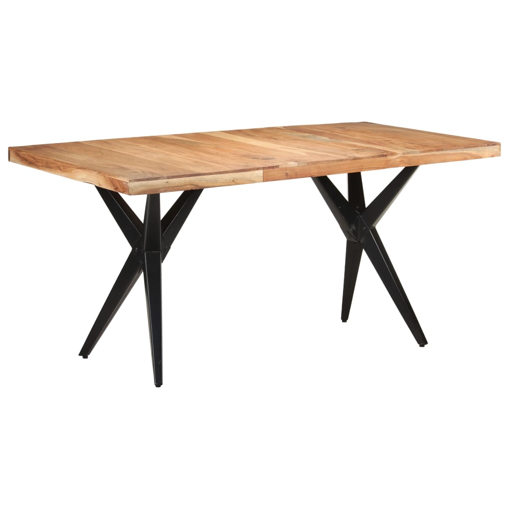 Blagovaonski stol 160 x 80 x 76 cm od masivnog bagremovog drva