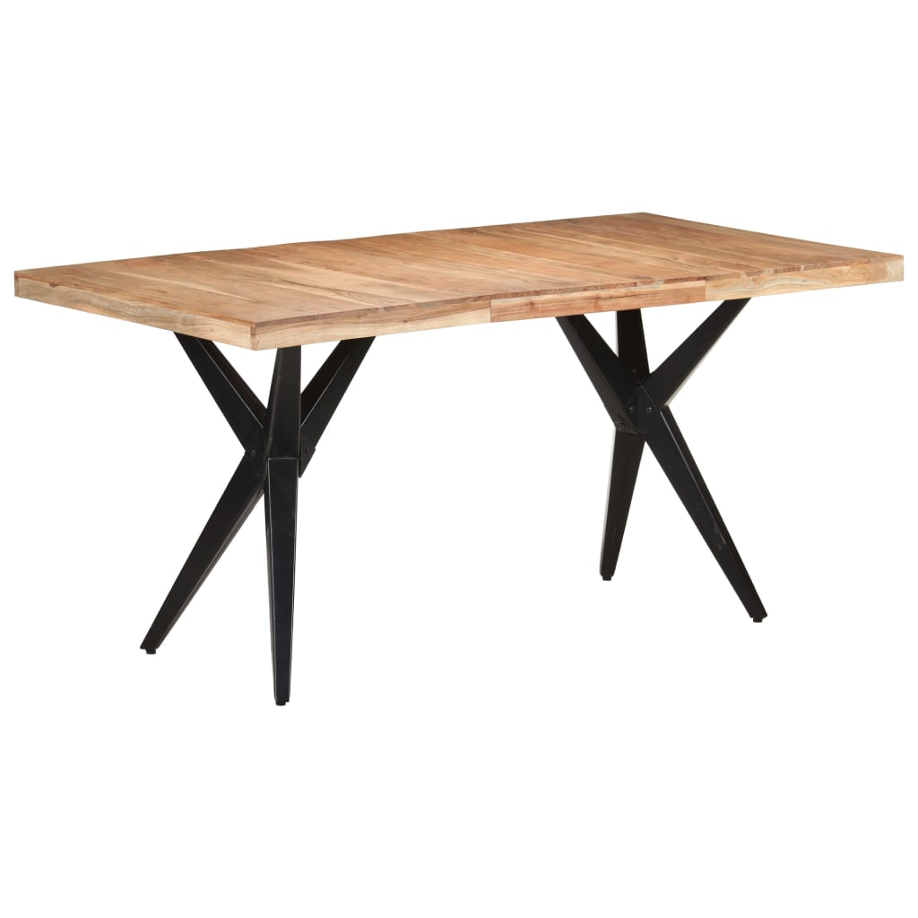 Blagovaonski stol 160 x 80 x 76 cm od masivnog bagremovog drva