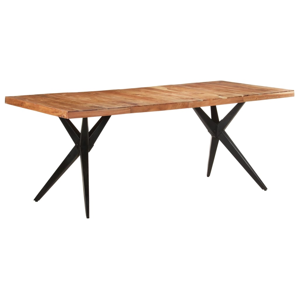 Blagovaonski stol 200 x 90 x 76 cm od masivnog drva bagrema