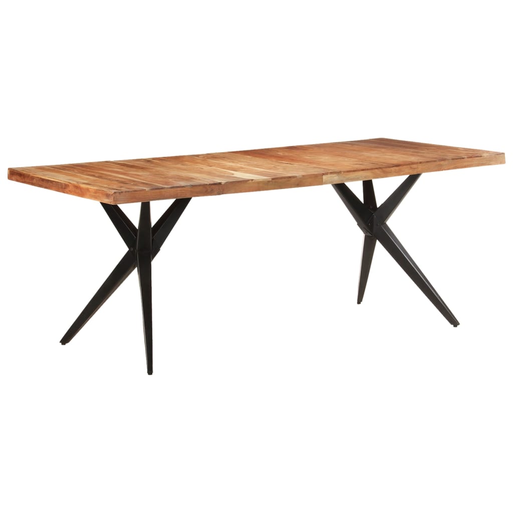 Blagovaonski stol 200 x 90 x 76 cm od masivnog drva bagrema
