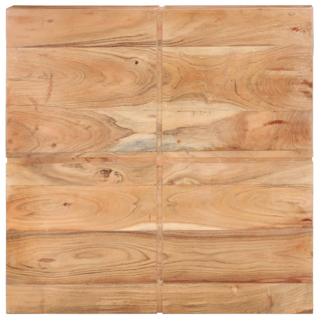 Stolić za kavu 80 x 80 x 28 cm od masivnog bagremovog drva