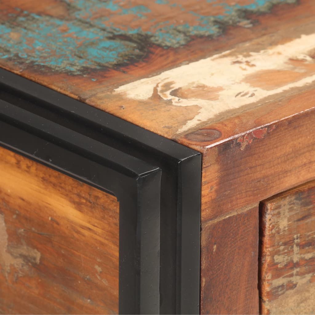 Komoda od masivnog obnovljenog drva 120 x 30 x 75 cm