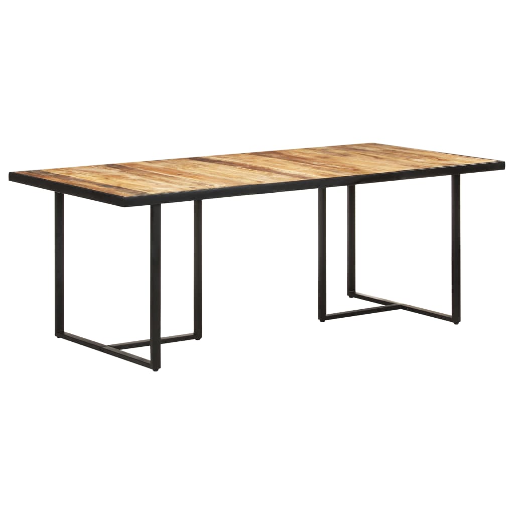 Blagovaonski stol 200 cm od grubog drva manga