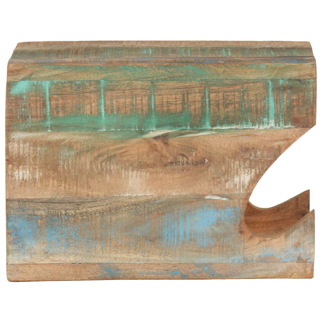 Zidni stalak za bicikl 35 x 25 x 25 cm masivno obnovljeno drvo