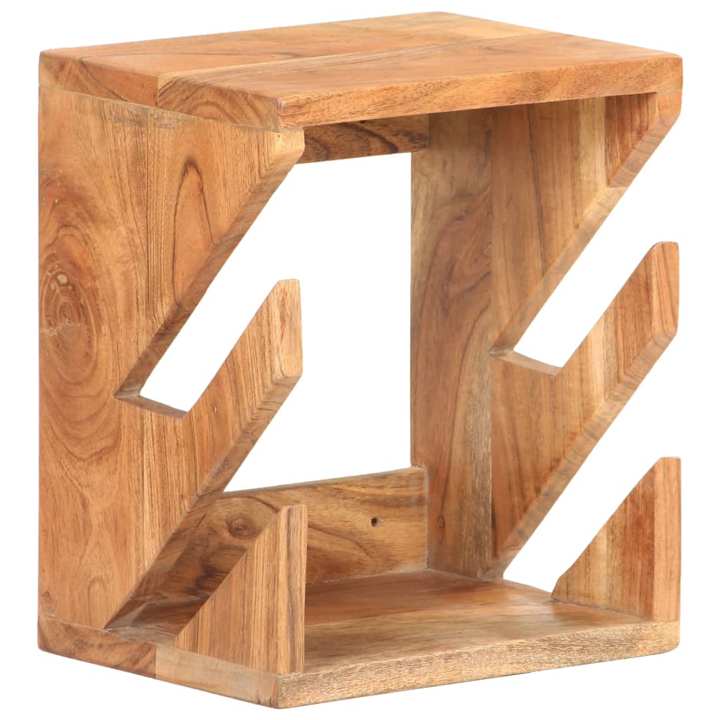 Zidni držač za skateboard 25 x 20 x 30 cm masivno drvo bagrema