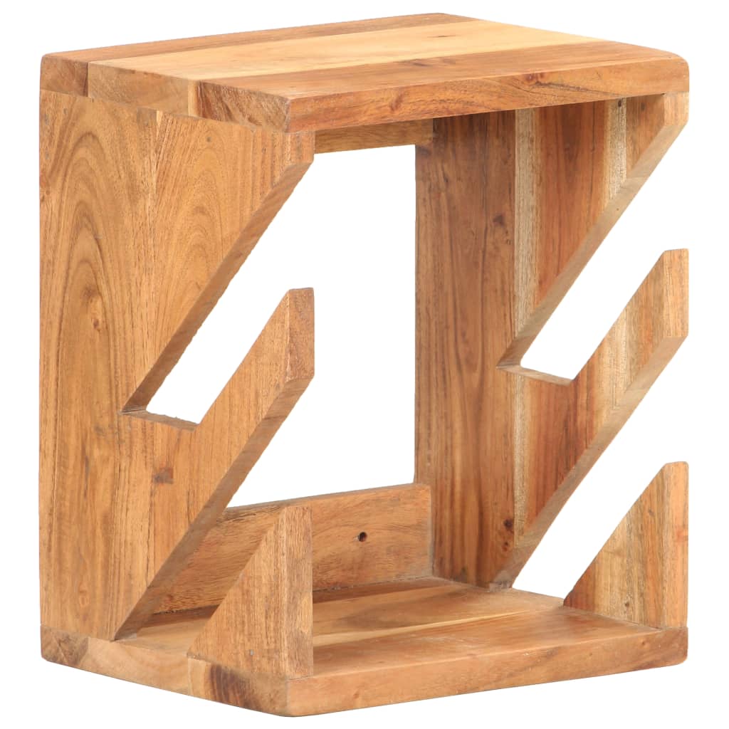 Zidni držač za skateboard 25 x 20 x 30 cm masivno drvo bagrema