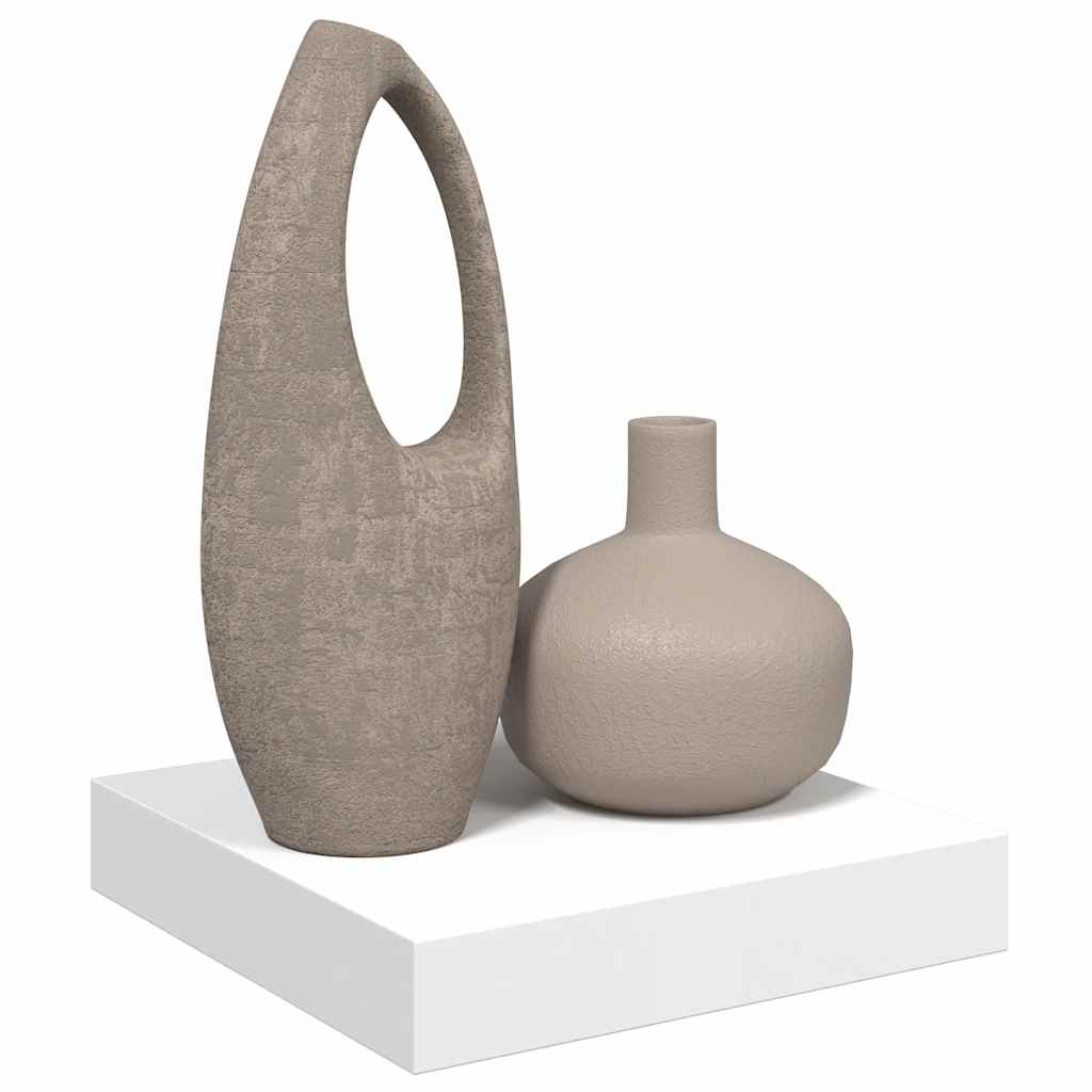 Plutajuća zidna polica visoki sjaj bijela 23x23,5x3,8 cm MDF