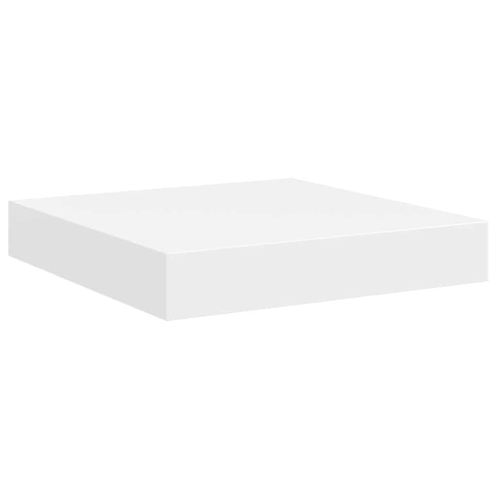 Plutajuća zidna polica bijela 23 x 23,5 x 3,8 cm MDF