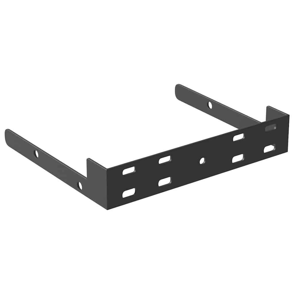 Plutajuće zidne police 2 kom bijele 23 x 23,5 x 3,8 cm MDF
