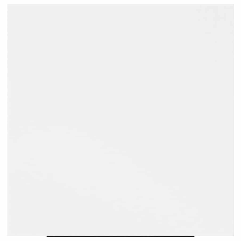 Plutajuće zidne police 2 kom bijele 23 x 23,5 x 3,8 cm MDF