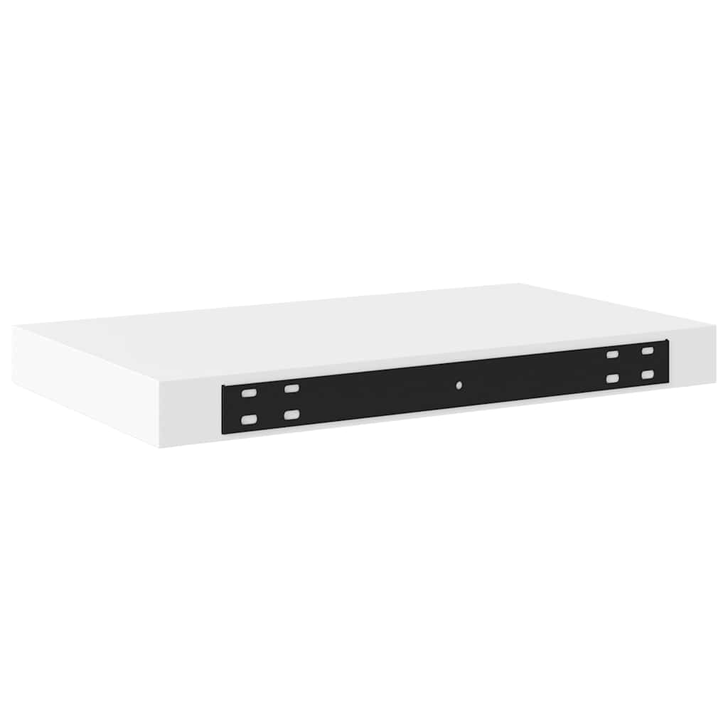 Plutajuće zidne police 4 kom bijele 40 x 23 x 3,8 cm MDF