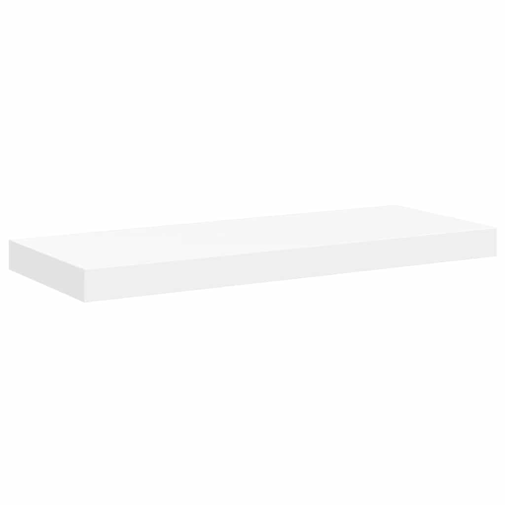 Plutajuća zidna polica bijela 60 x 23,5 x 3,8 cm MDF