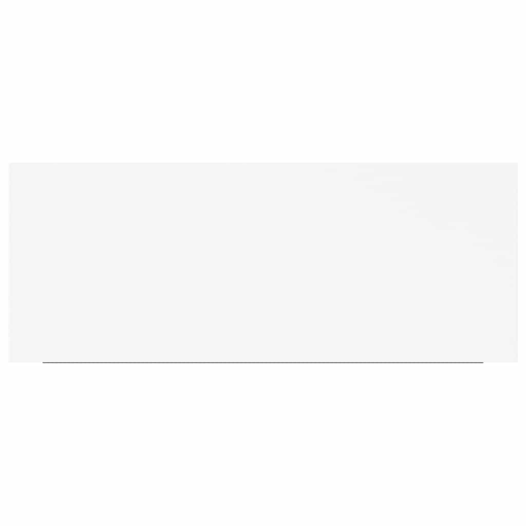 Plutajuće zidne police 2 kom bijele 60 x 23,5 x 3,8 cm MDF