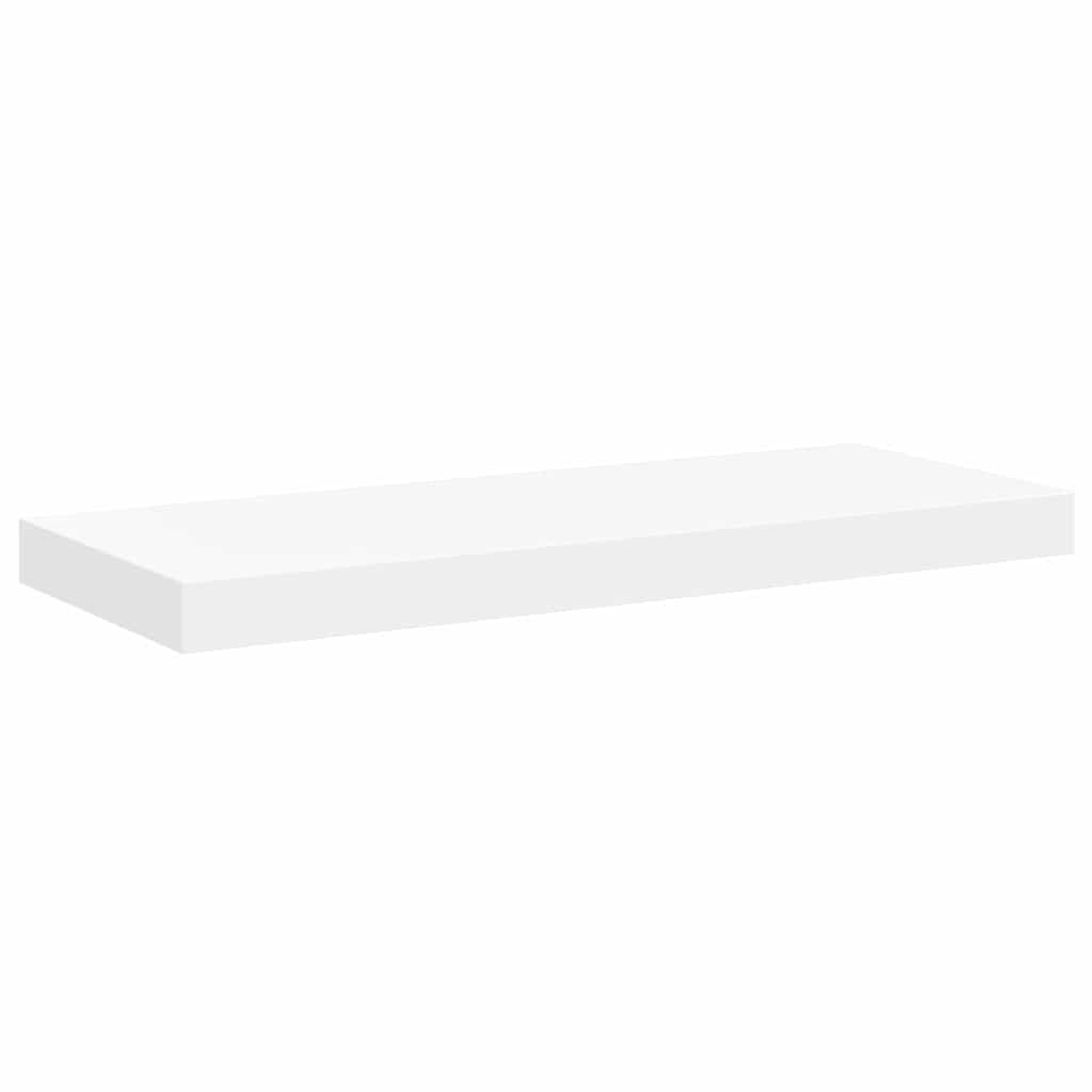 Plutajuće zidne police 4 kom bijele 60 x 23,5 x 3,8 cm MDF