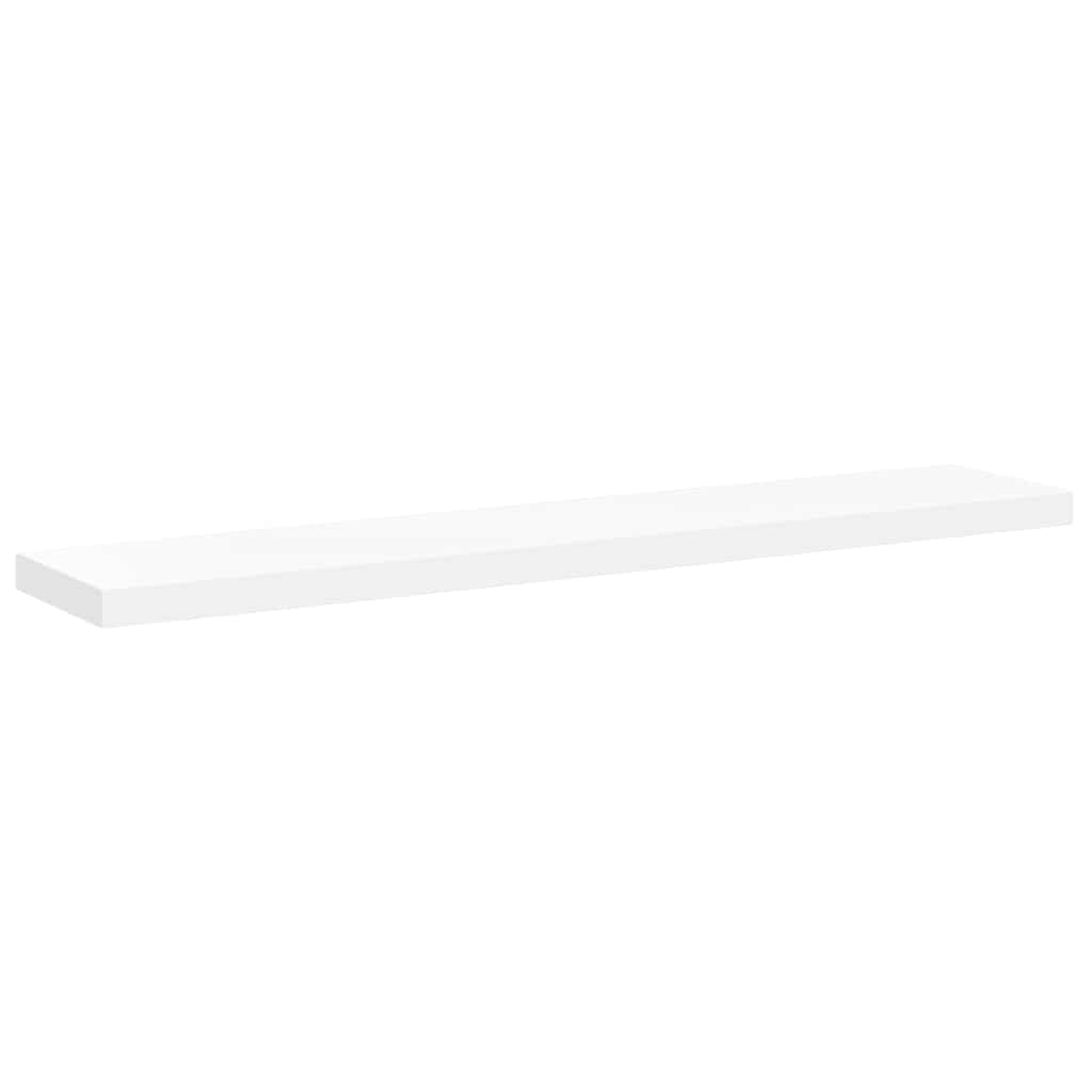 Plutajuća zidna polica bijela 120 x 23,5 x 3,8 cm MDF