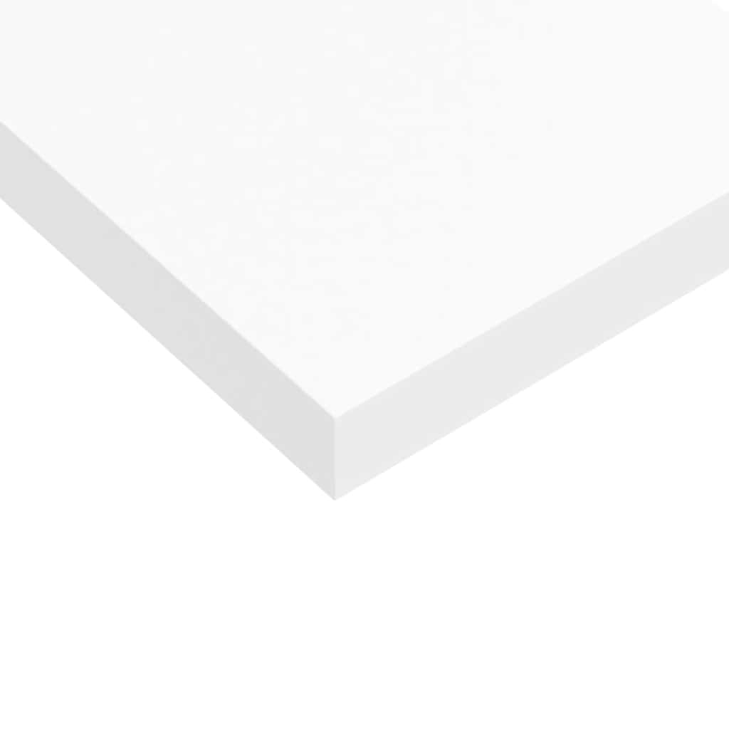 Plutajuća zidna polica bijela 120 x 23,5 x 3,8 cm MDF