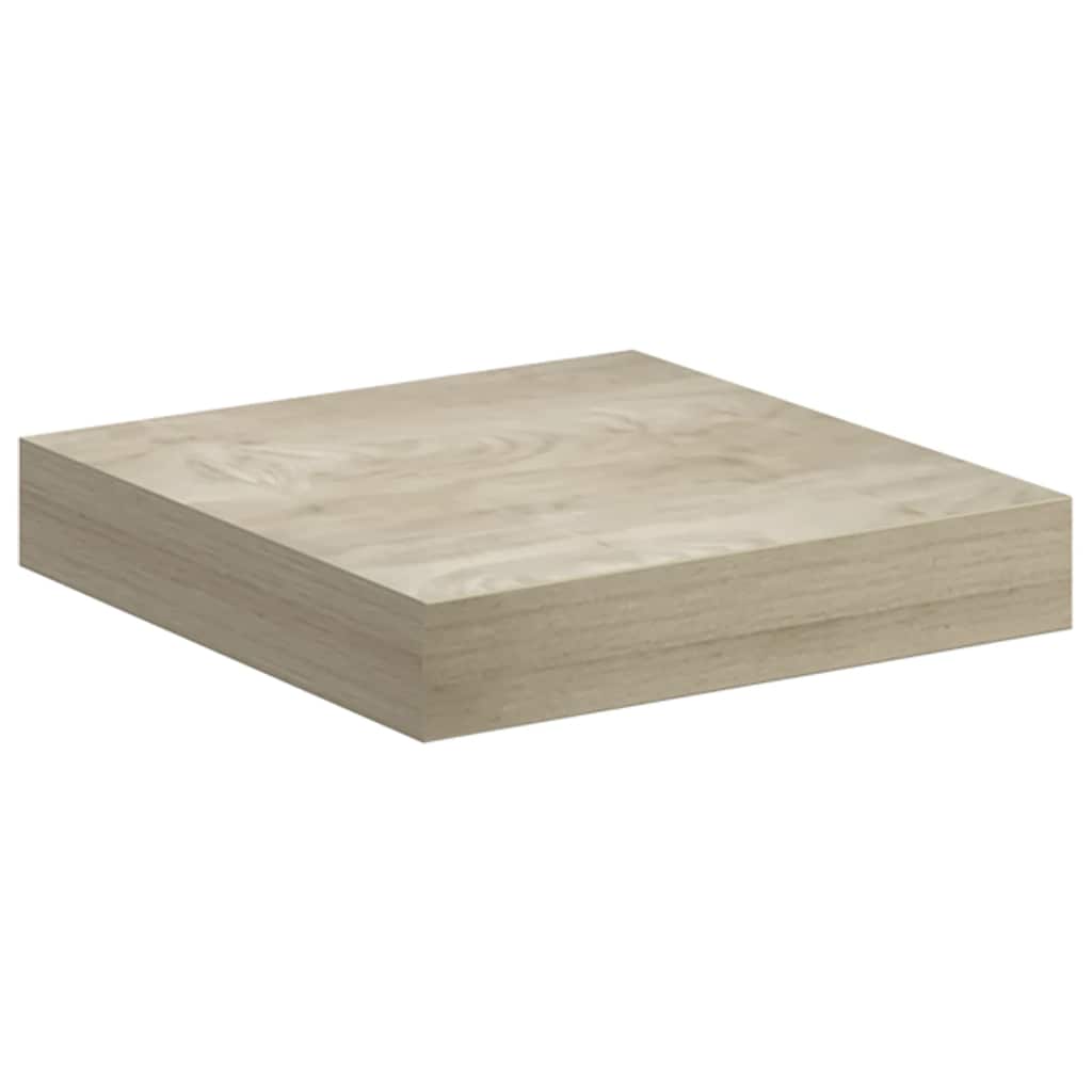 Plutajuća zidna polica boja hrasta 23 x 23,5 x 3,8 cm MDF