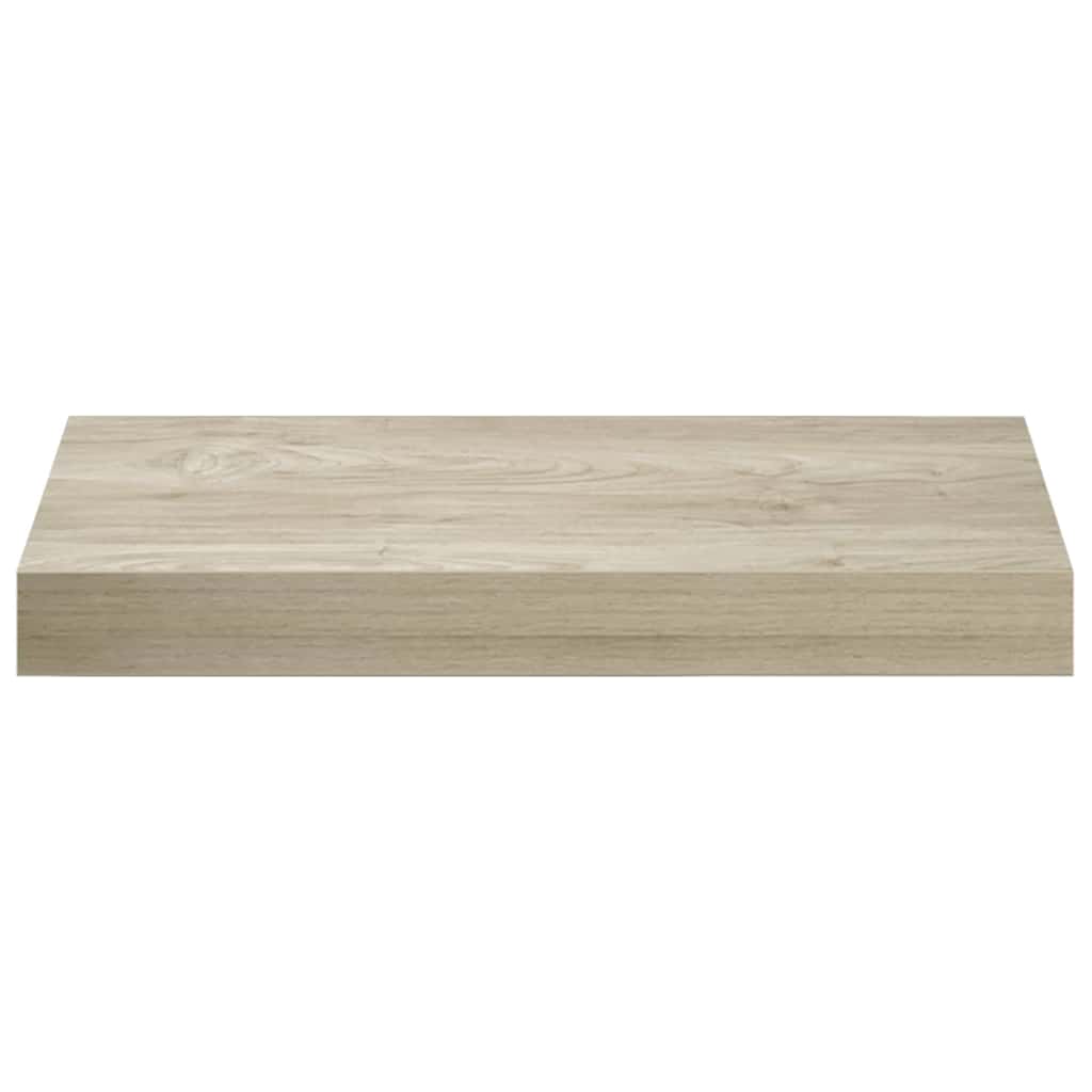 Plutajuće zidne police 4 kom boja hrasta 40 x 23 x 3,8 cm MDF