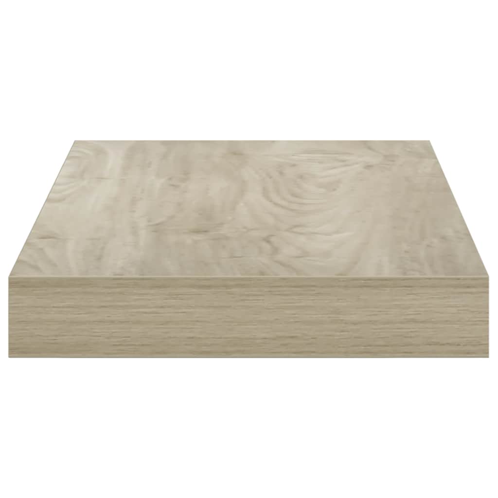 Plutajuće zidne police 4 kom boja hrasta 40 x 23 x 3,8 cm MDF