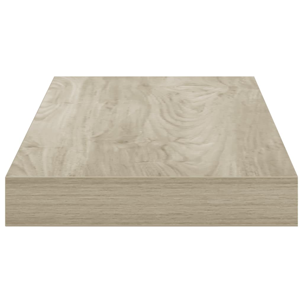 Plutajuće zidne police 4 kom boja hrasta 50 x 23 x 3,8 cm MDF