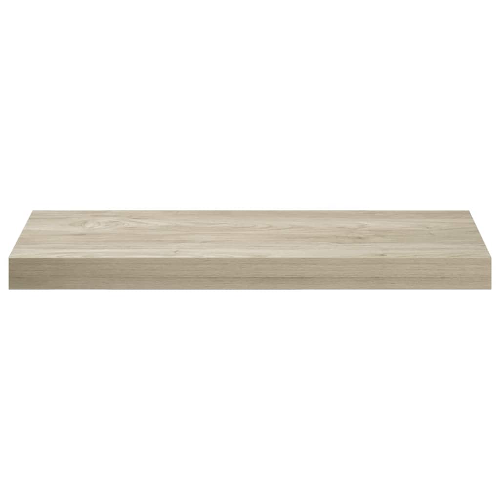 Plutajuća zidna polica boja hrasta 60 x 23,5 x 3,8 cm MDF