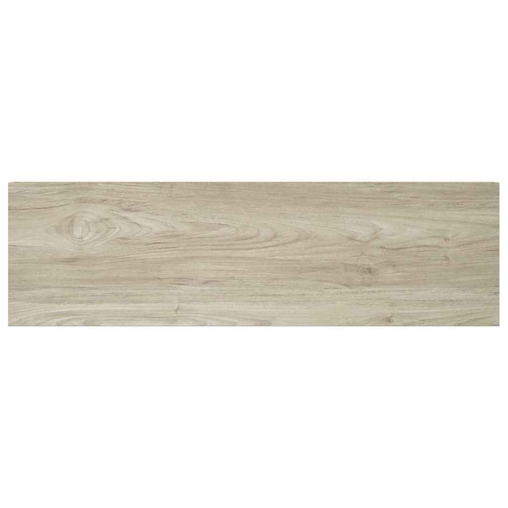 Plutajuće zidne police 2 kom boja hrasta 80 x 23,5 x 3,8 cm MDF