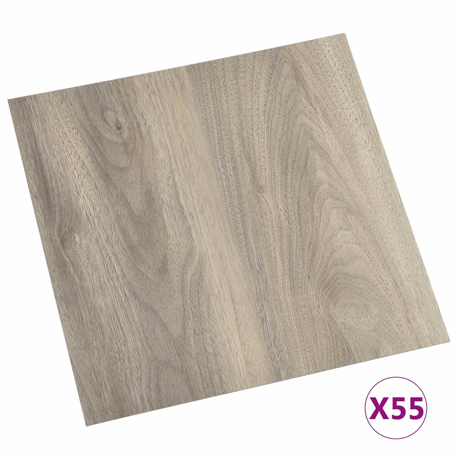 Podne daske 5,11 m² 55 pcs PVC Boja drva