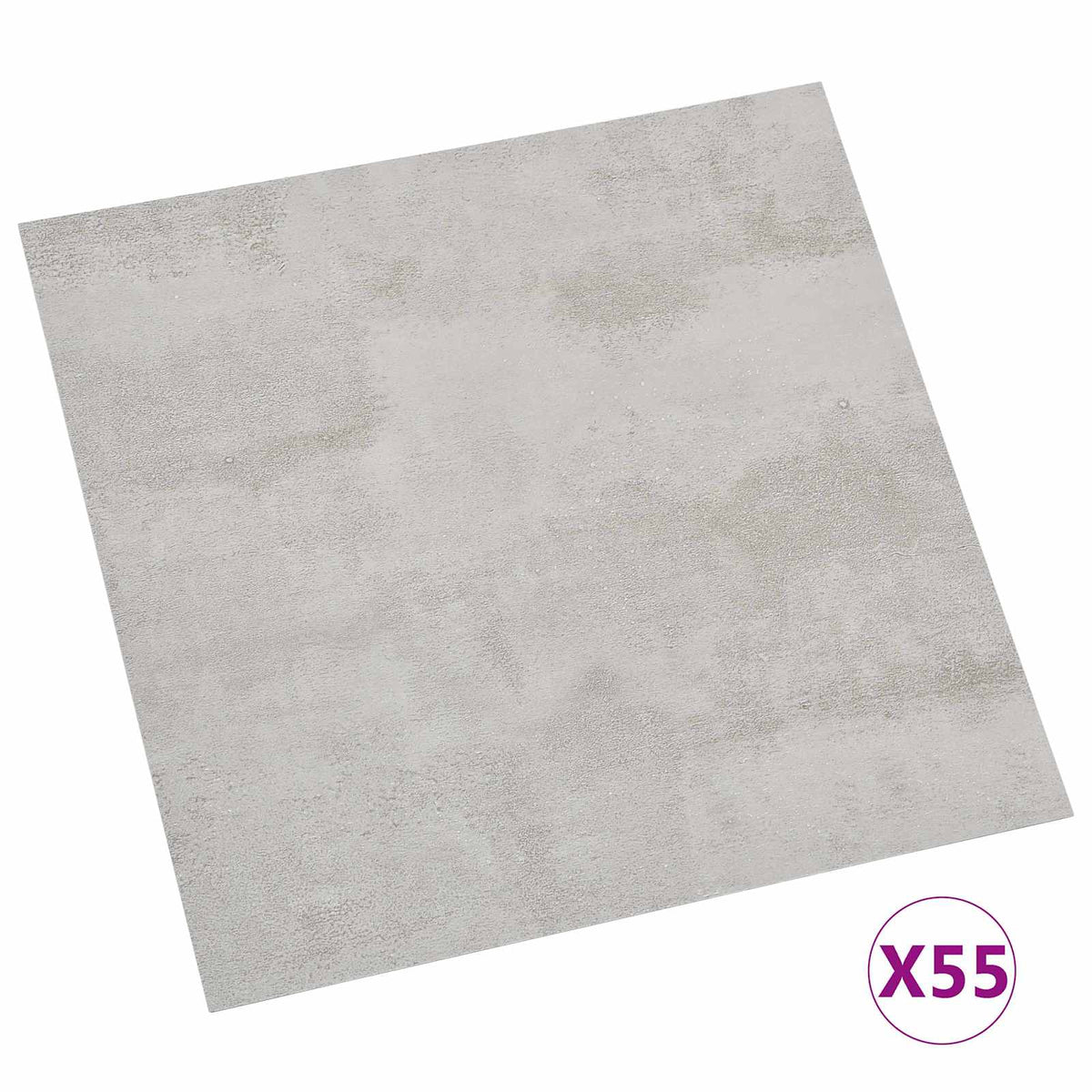 Podne daske 5,11 m² 55 pcs PVC Siva i Svijetlosiva