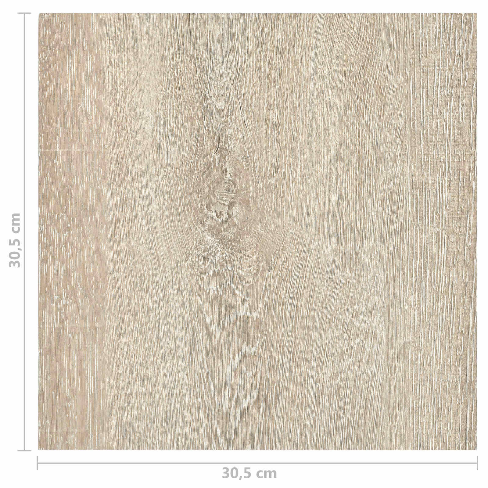 Podne daske 55 pcs Bež 5,11 m² PVC