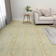 Podne daske 5,11 m² 55 pcs PVC Bjela i svjetlosmeđa