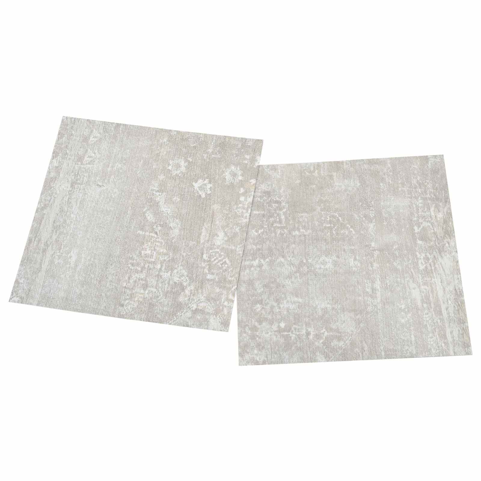 Podne daske 5,11 m² 55 pcs PVC Bijela i drvo