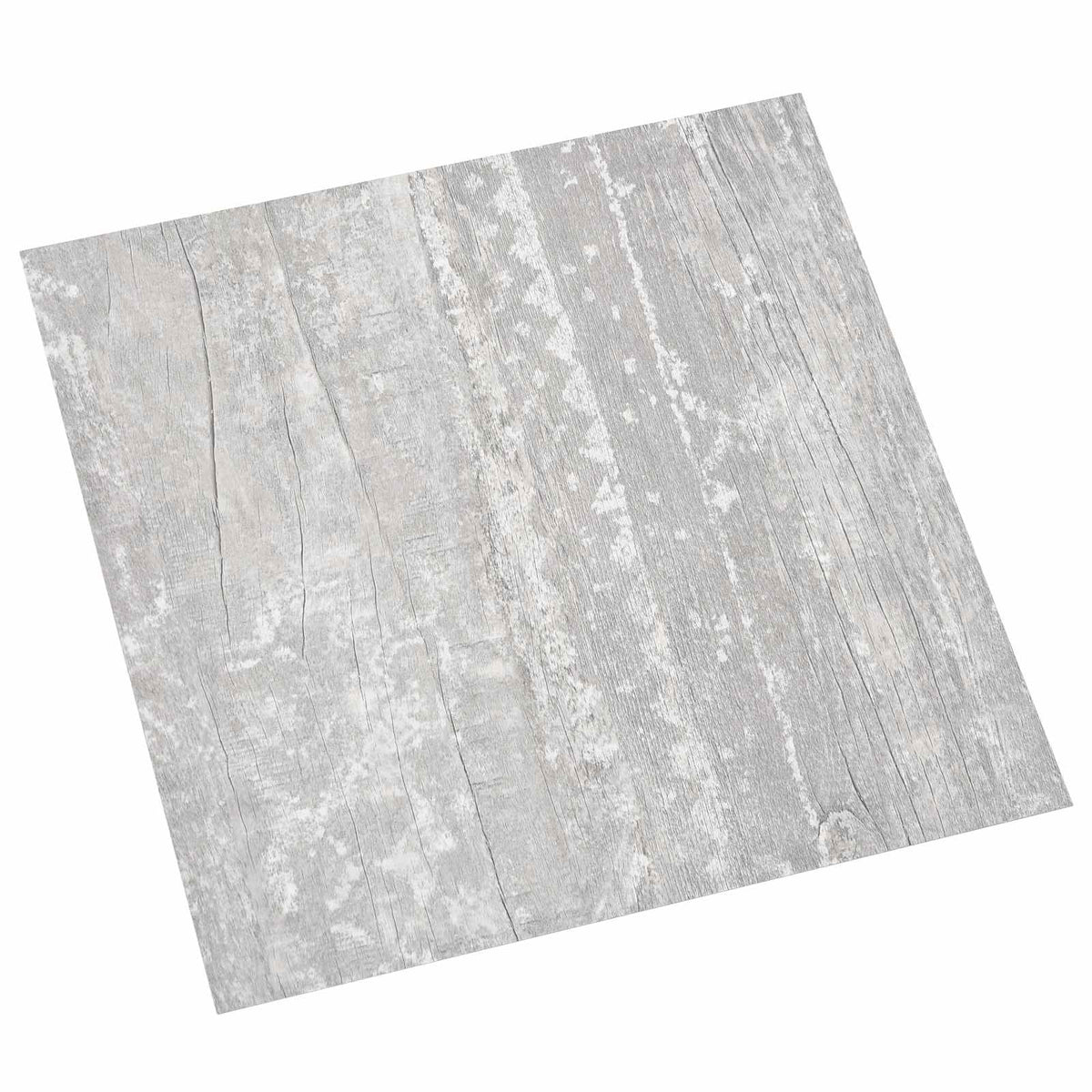 Podne daske 5,11 m² 55 pcs PVC Svijetlo siva i bijela.