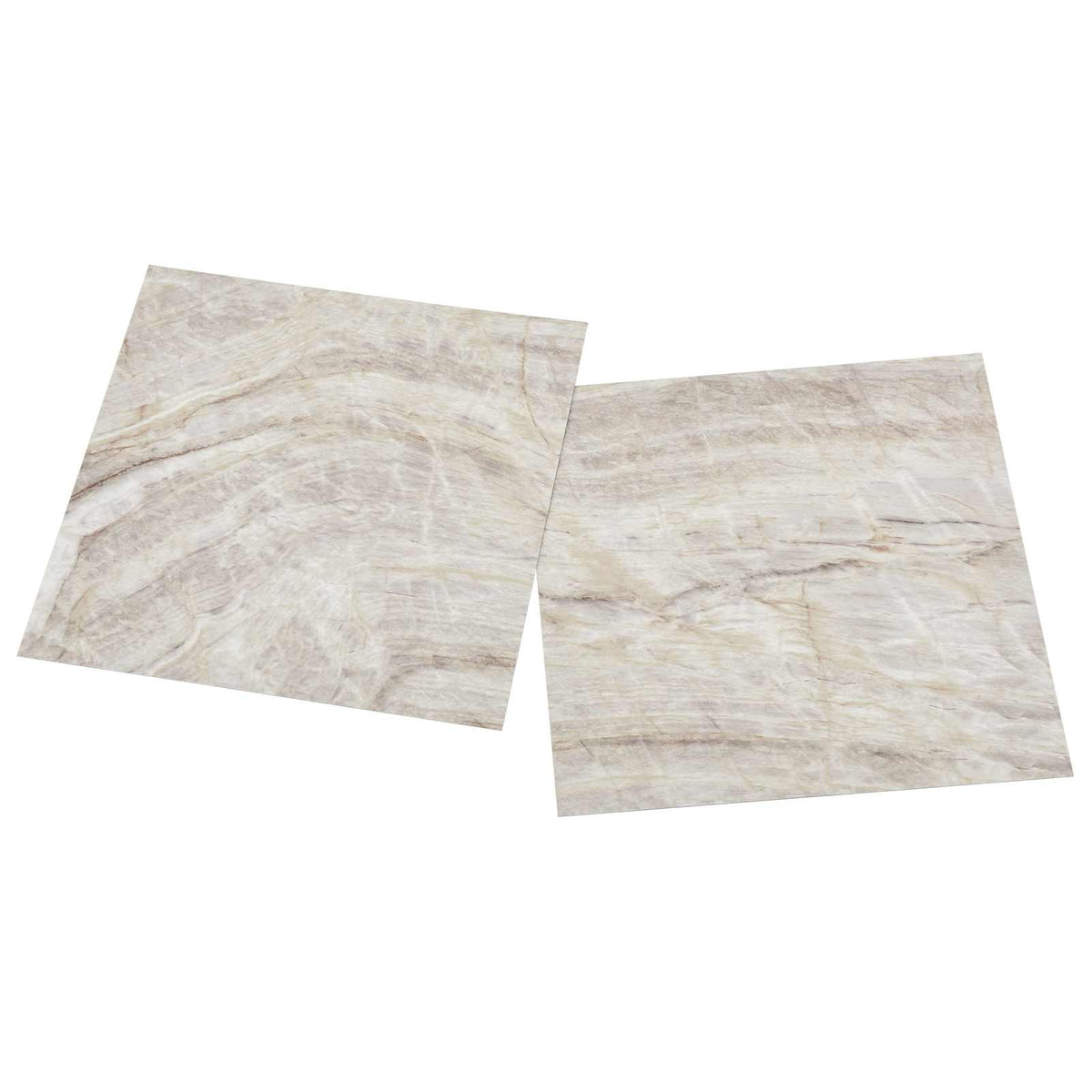 Podne daske 5,11 m² 55 pcs PVC Smeđa i bež