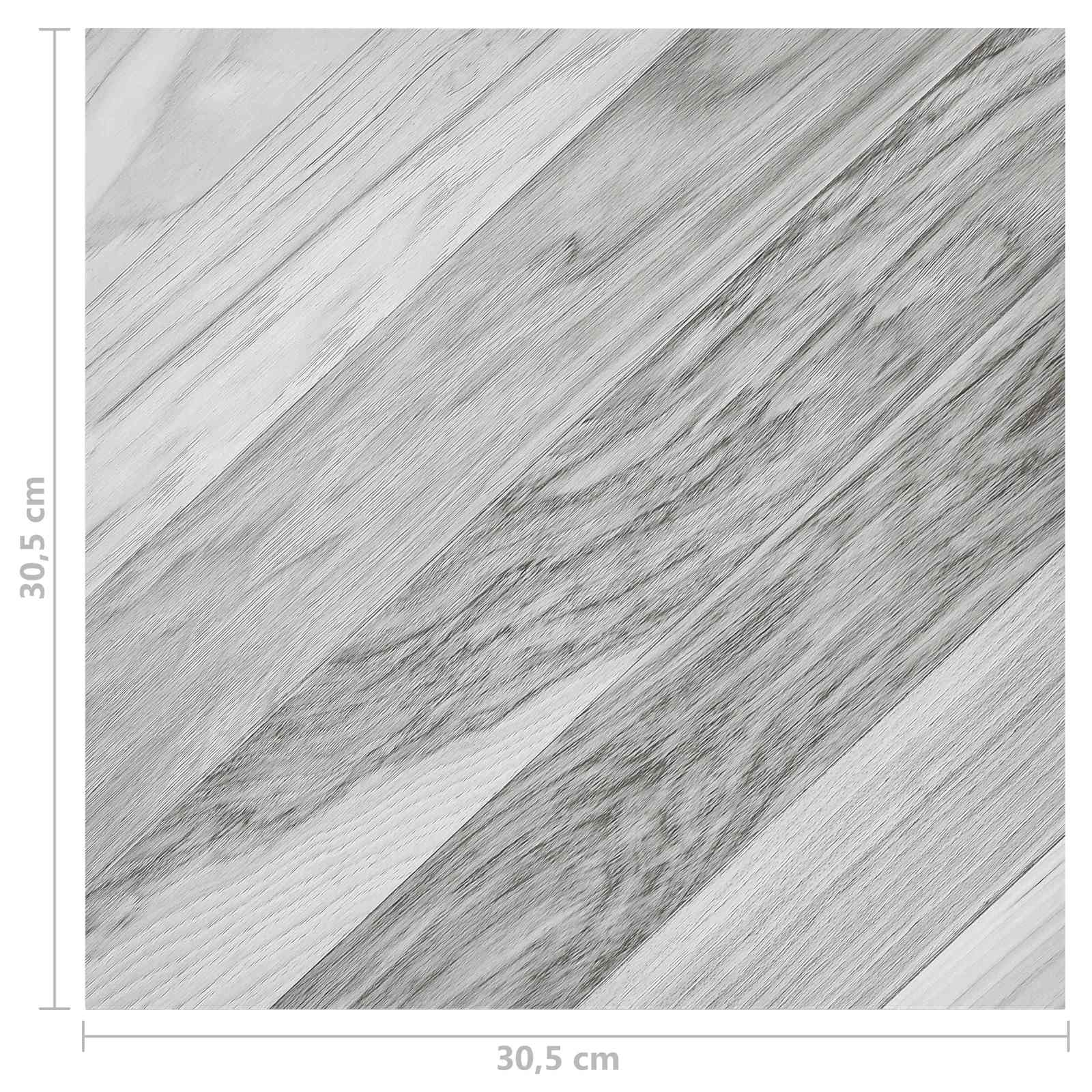Podne daske 55 pcs Sivi 5,11 m² PVC