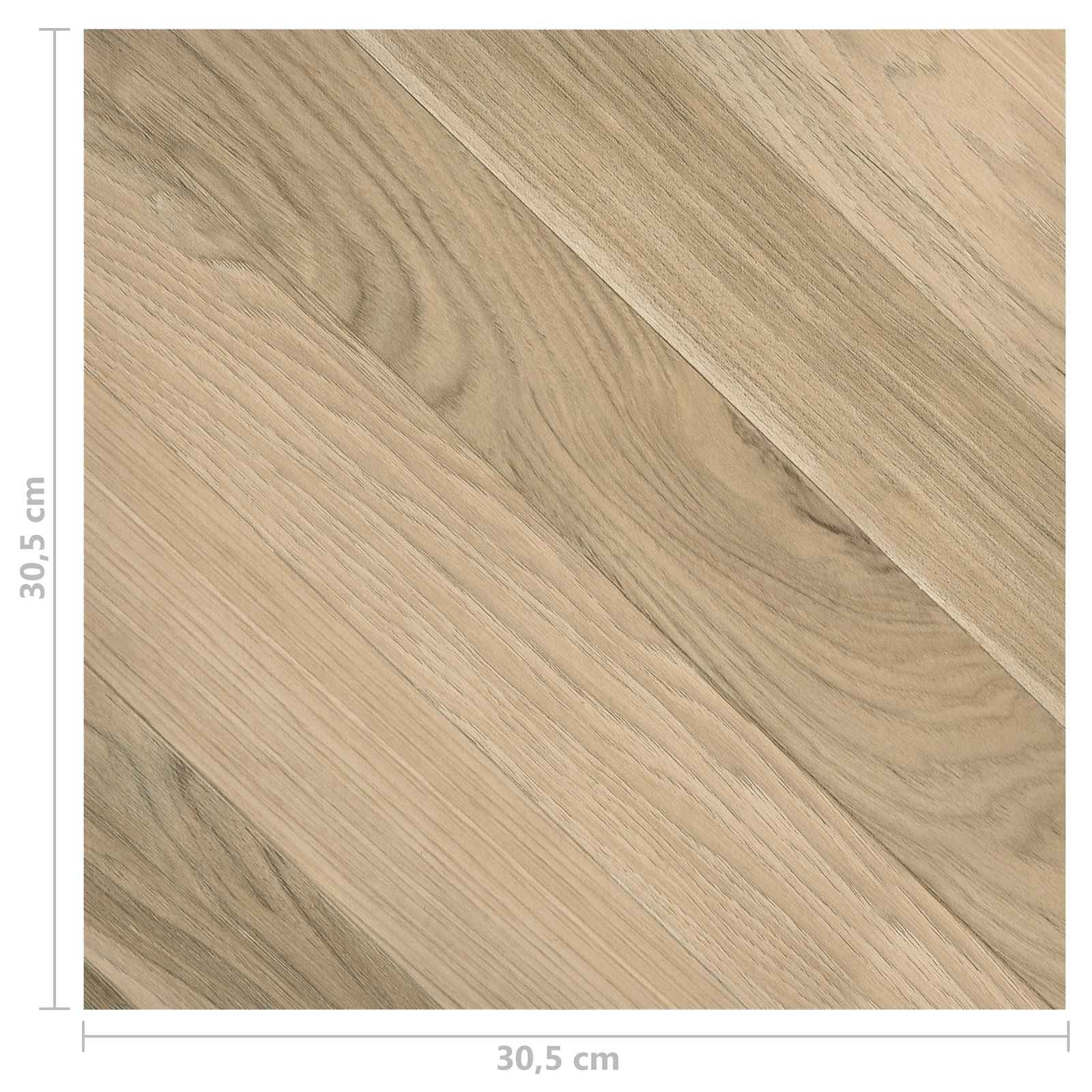 Podne daske 55 pcs Smeđa 5,11 m² PVC
