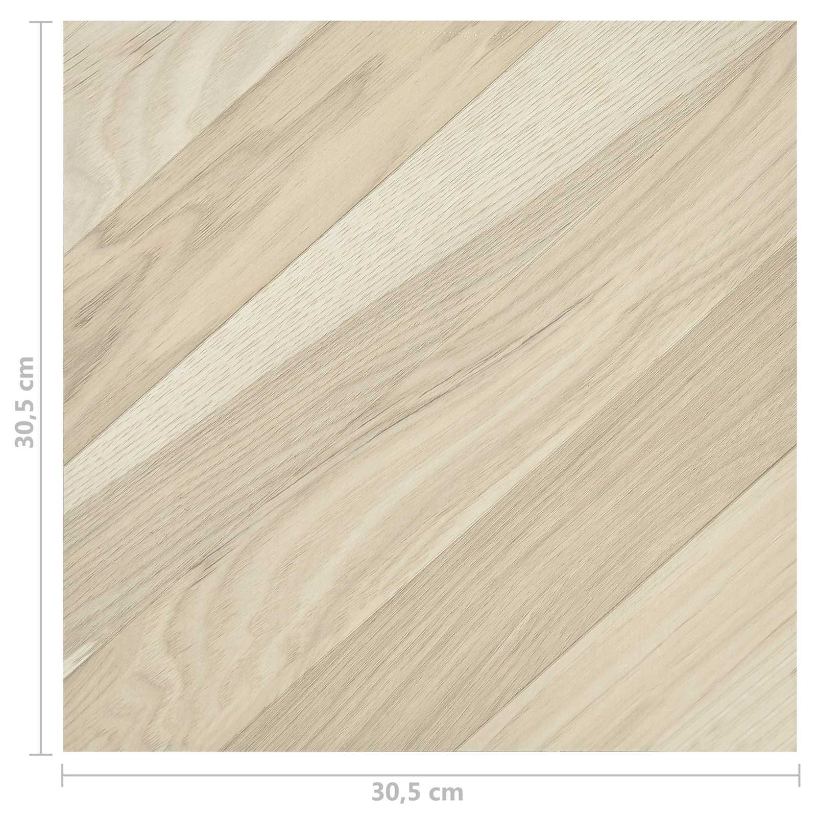 Podne daske 55 pcs Bež 5,11 m² PVC