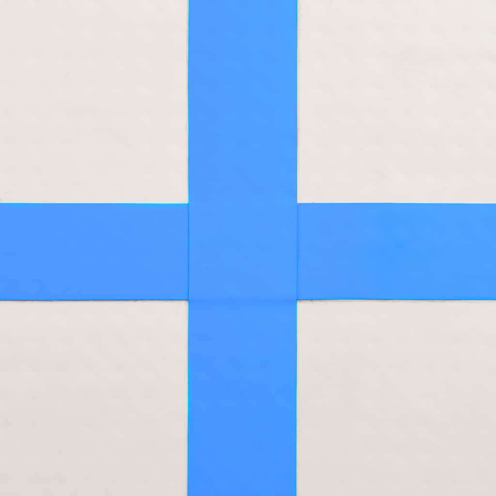 Strunjača na napuhavanje s crpkom 300 x 100 x 15 cm PVC plava