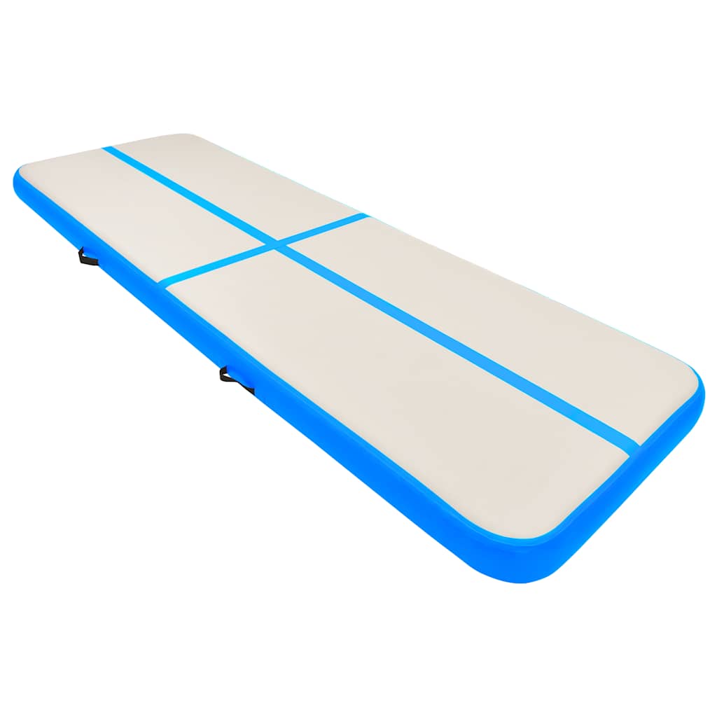 Strunjača na napuhavanje s crpkom 400 x 100 x 20 cm PVC plava