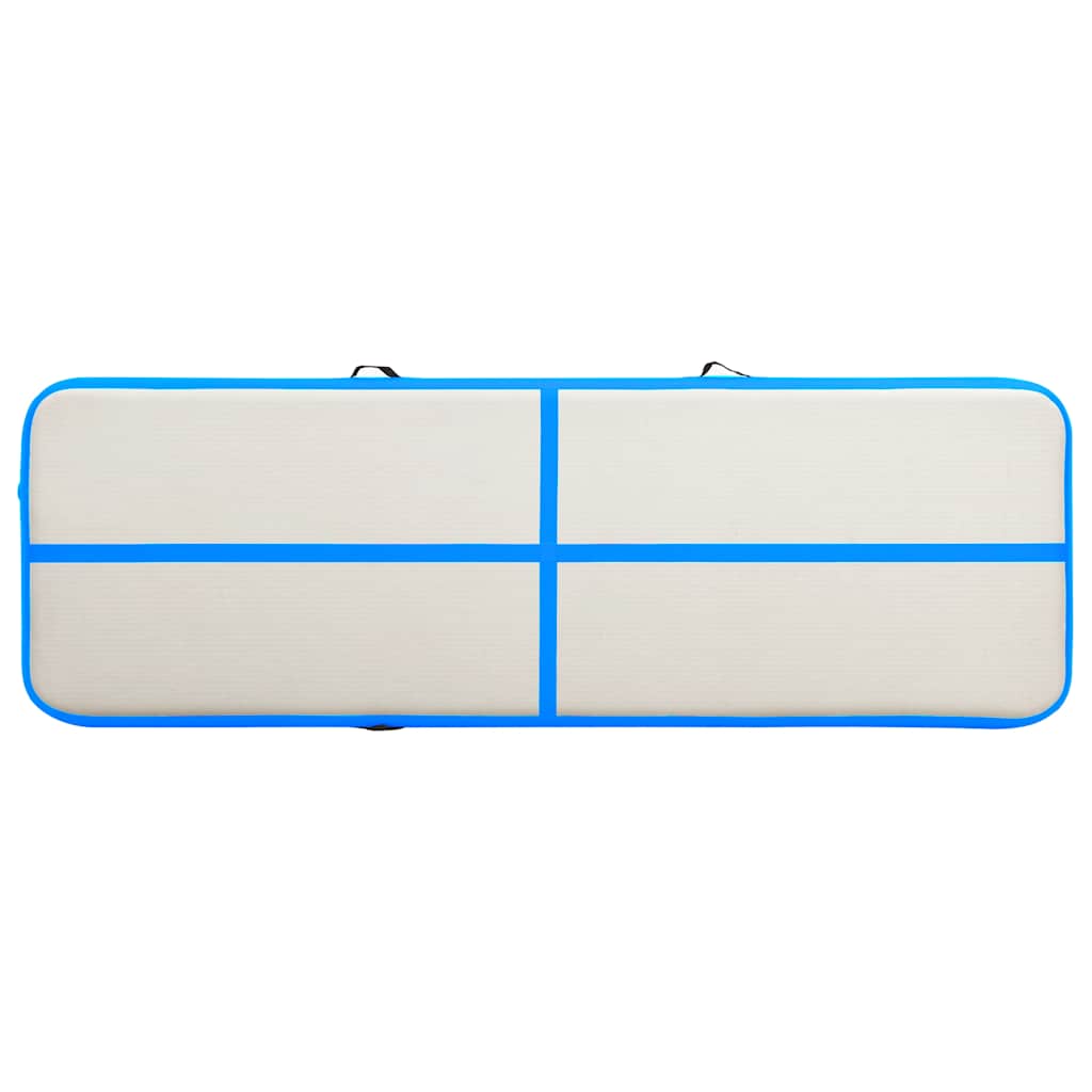 Strunjača na napuhavanje s crpkom 400 x 100 x 20 cm PVC plava