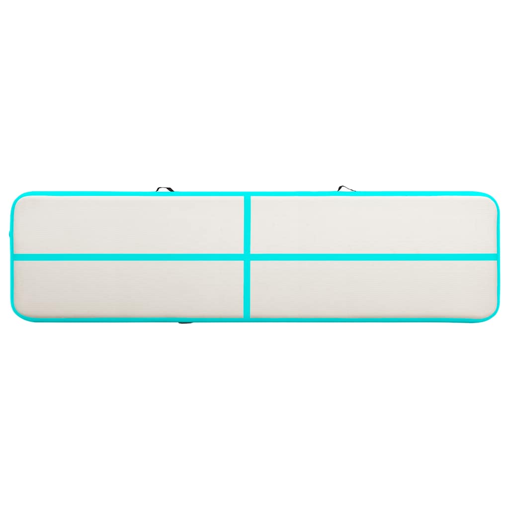 Strunjača na napuhavanje s crpkom 700 x 100 x 20 cm PVC zelena
