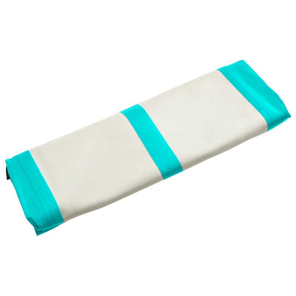 Strunjača na napuhavanje s crpkom 800 x 100 x 20 cm PVC zelena