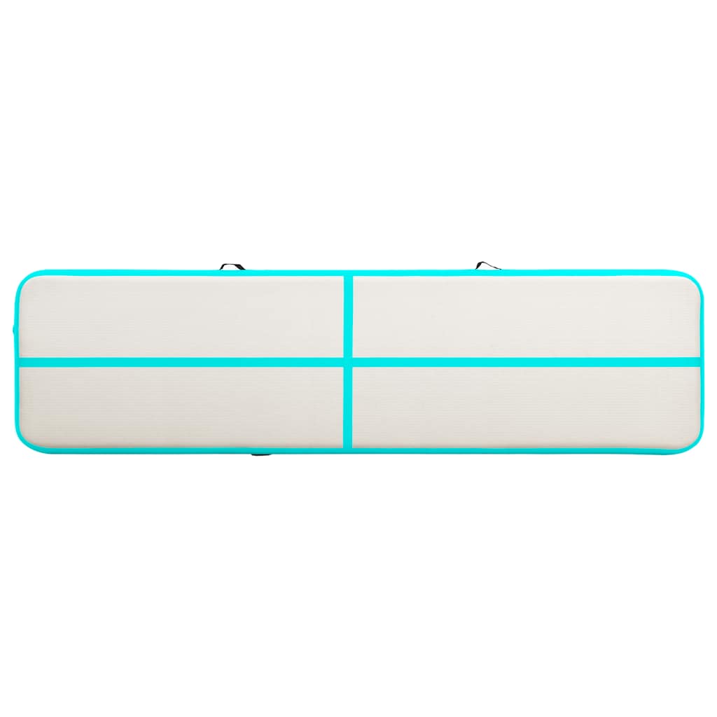Strunjača na napuhavanje s crpkom 800 x 100 x 20 cm PVC zelena