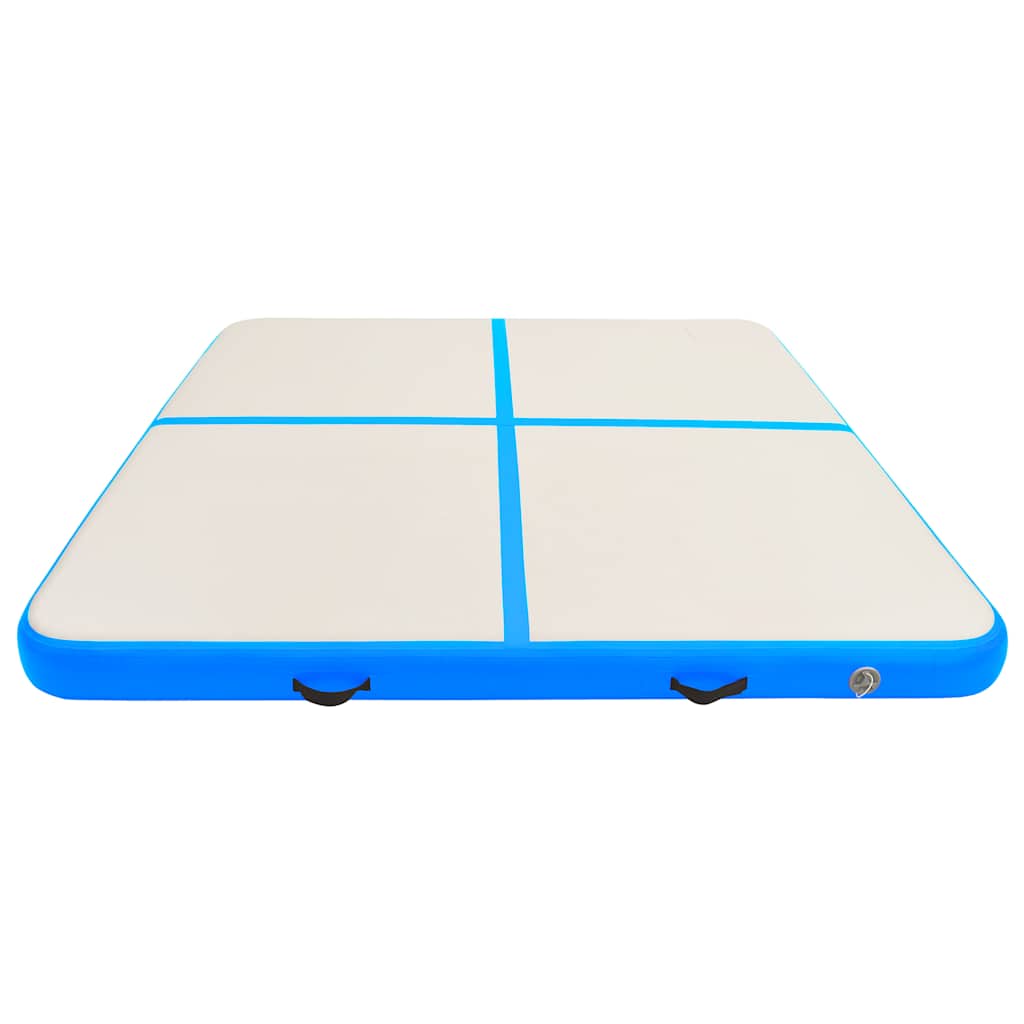 Strunjača na napuhavanje s crpkom 200 x 200 x 10 cm PVC plava