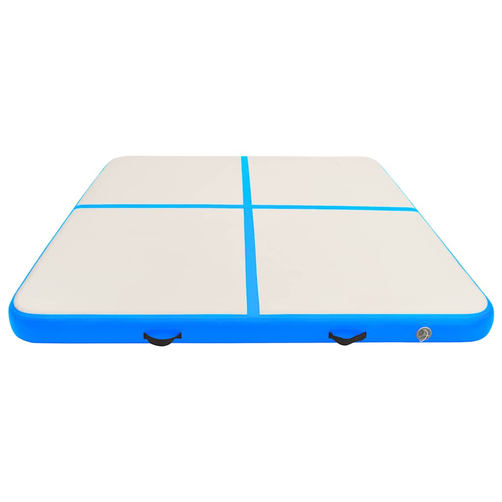 Strunjača na napuhavanje s crpkom 200 x 200 x 15 cm PVC plava