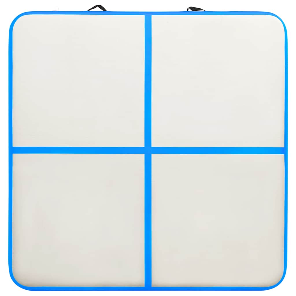 Strunjača na napuhavanje s crpkom 200 x 200 x 15 cm PVC plava