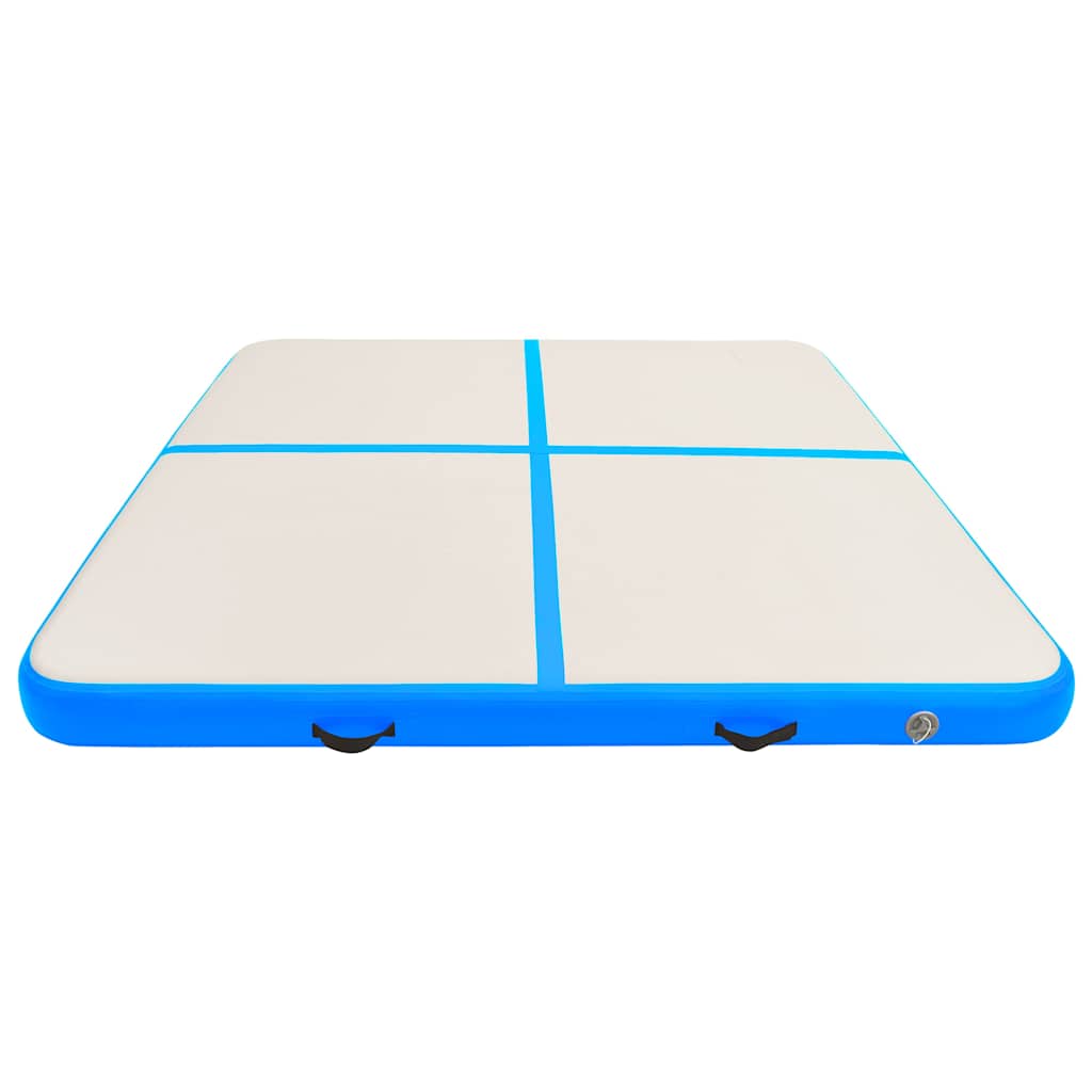 Strunjača na napuhavanje s crpkom 200 x 200 x 20 cm PVC plava