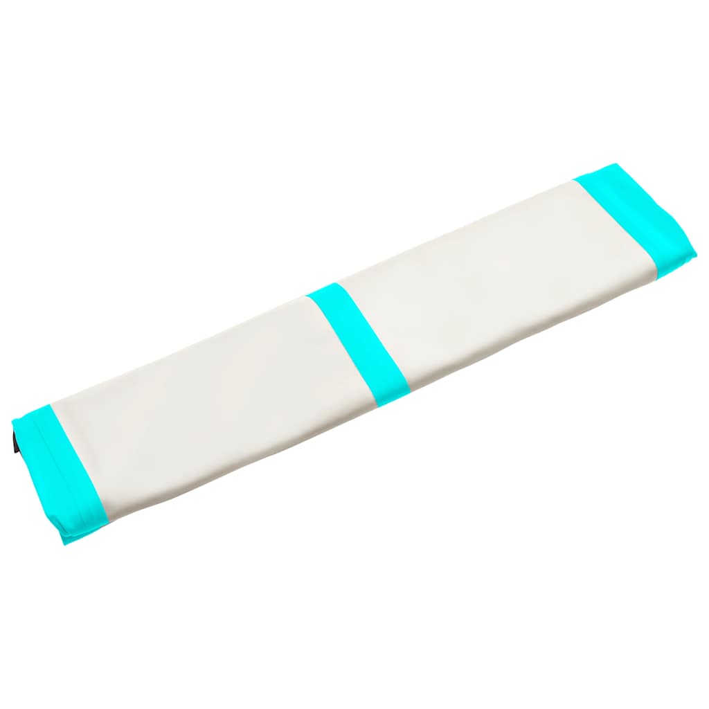 Strunjača na napuhavanje s crpkom 200 x 200 x 20 cm PVC zelena