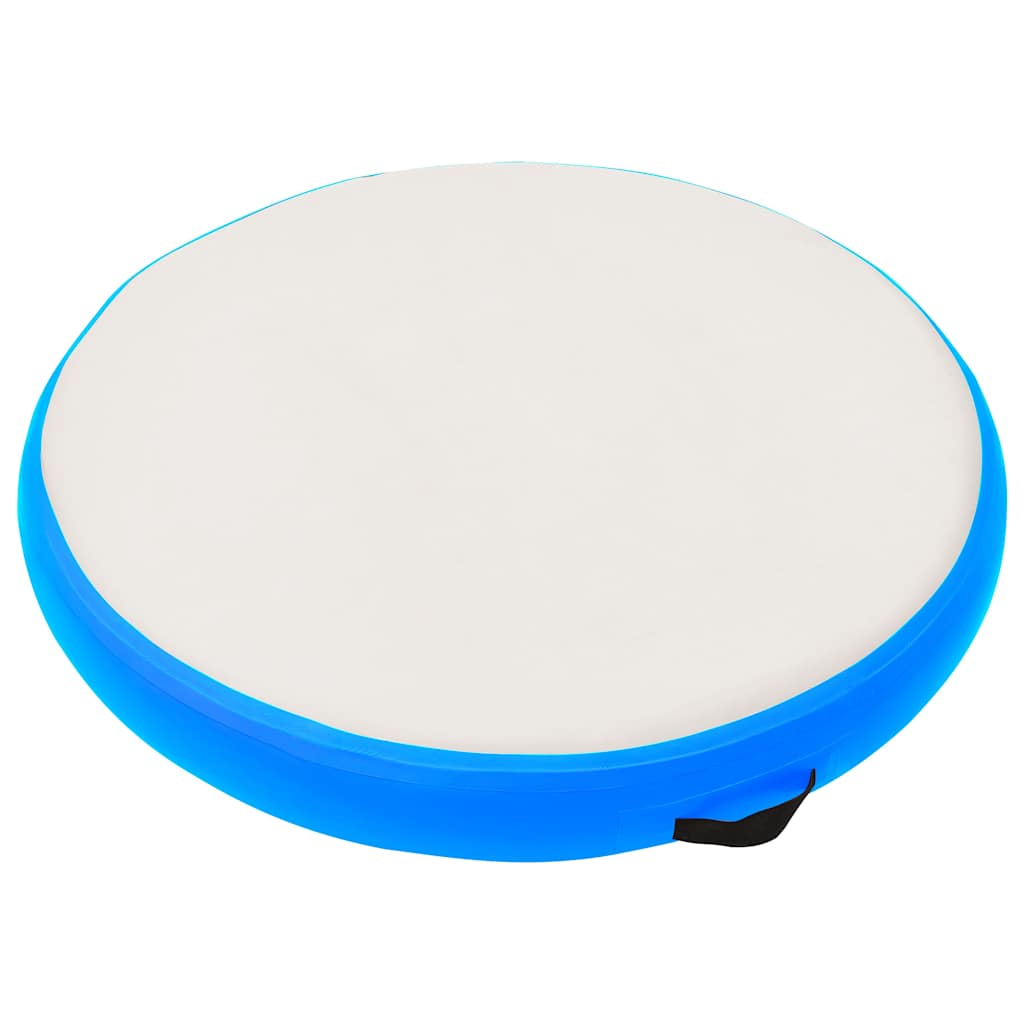 Gimnastička prostirka na napuhavanje 100x100x20 cm PVC plava